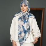 روسری رنگی طرح دار کد 9440