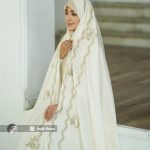 چادر عروس کد 9452