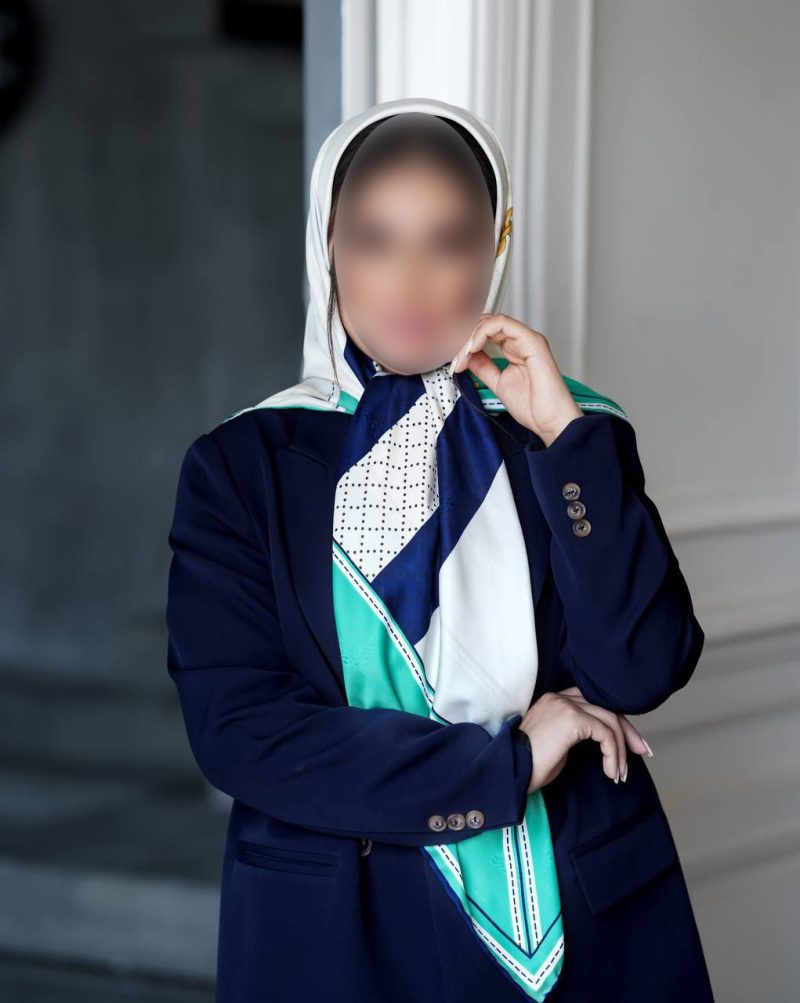 روسری رنگی طرح دار کد 9512 - Image 1