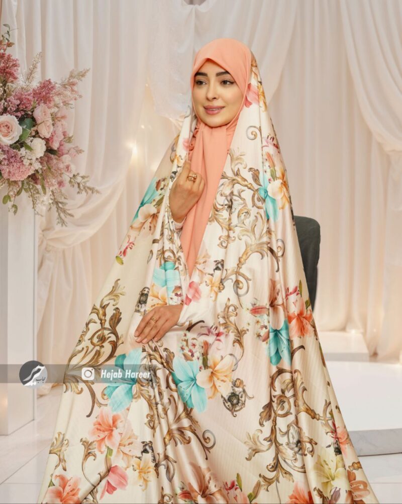 9535-2 چادر سیلک اندونزی کد 9535 - Image 1