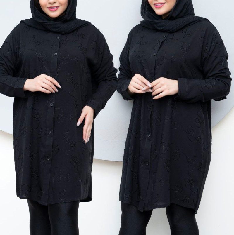 مانتو خامه دوزی کد 9552 - Image 1