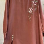 بلوز نخی آستین سه ربع کد 9576