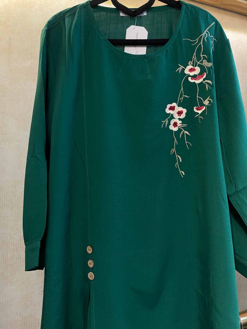 بلوز نخی آستین سه ربع کد 9579 - Image 1