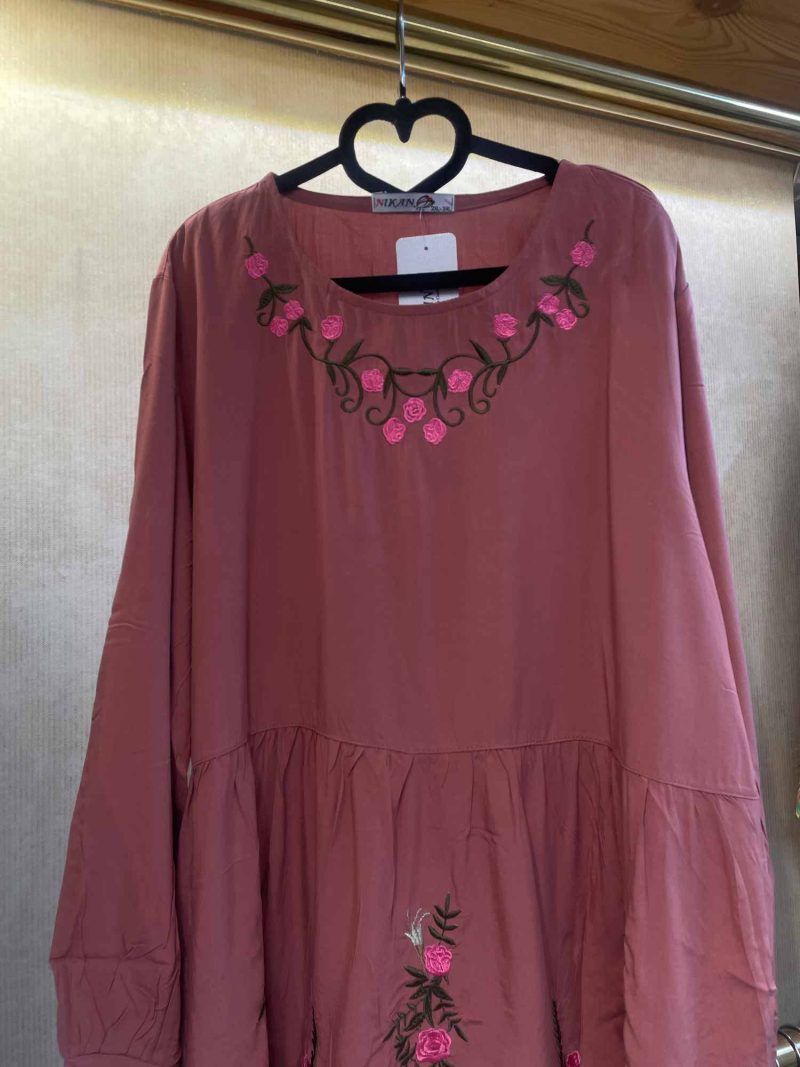 بلوز نخی چیندار آستین بلند کد 9584 - Image 1