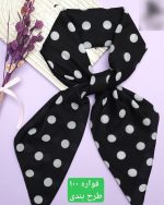 روسری رنگی طرح دار دخترانه کد 9605 - Image 7