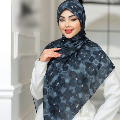 روسری نخی اسپان منگوله دار کد 9608