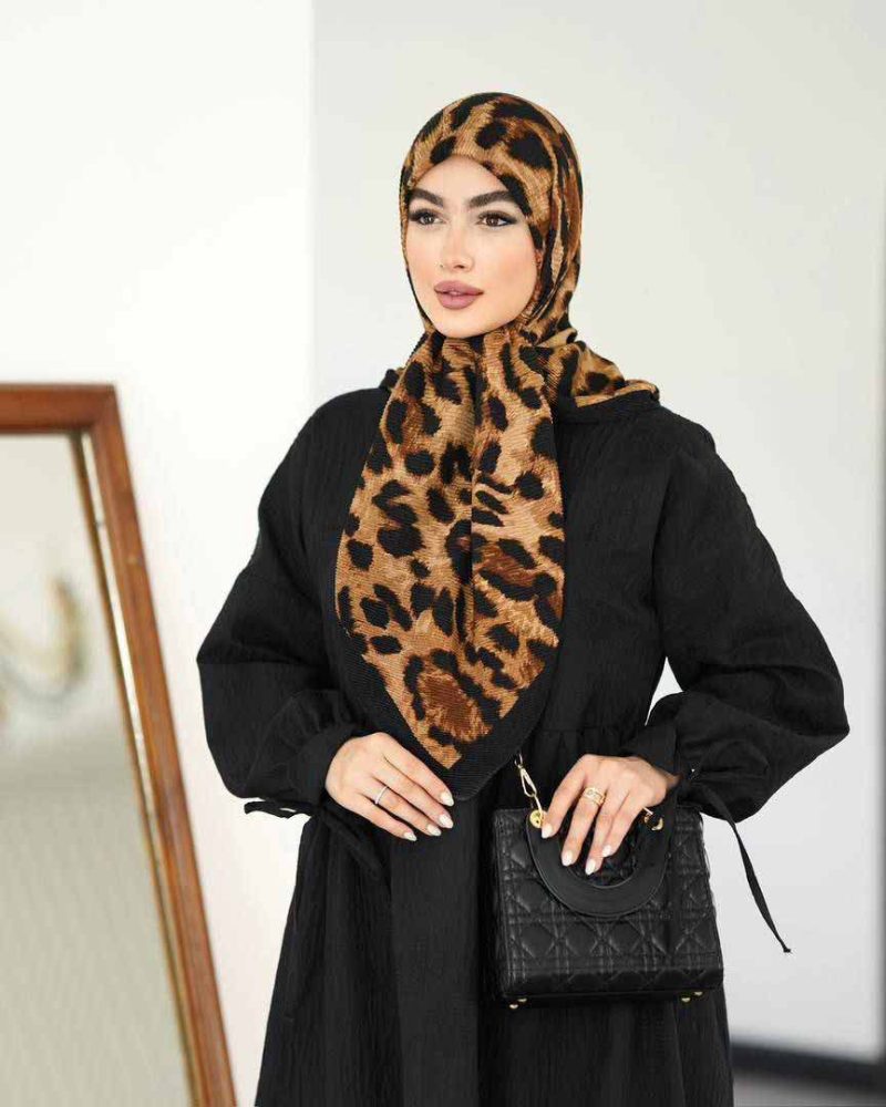 9630 روسری رنگی طرح دار کد 9630 - Image 1