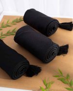 روسری مشکی شانتون کد 9639 - Image 3