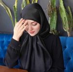 روسری مشکی کد 9641 - Image 2