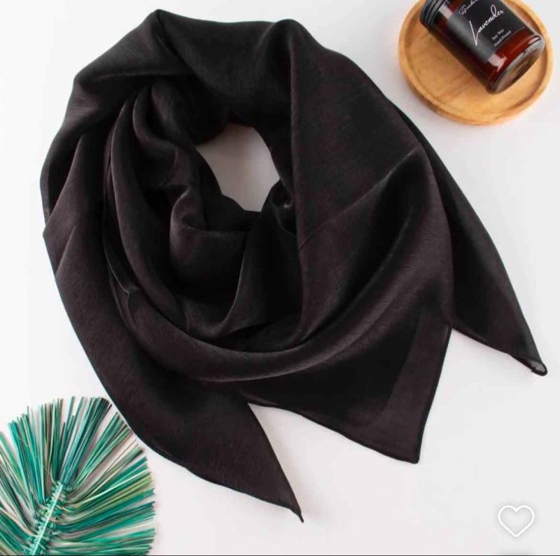 روسری مشکی کد 9641 - Image 3