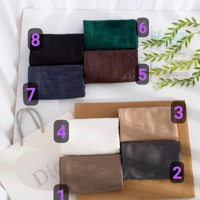 روسری رنگی طرح دار کد 9679