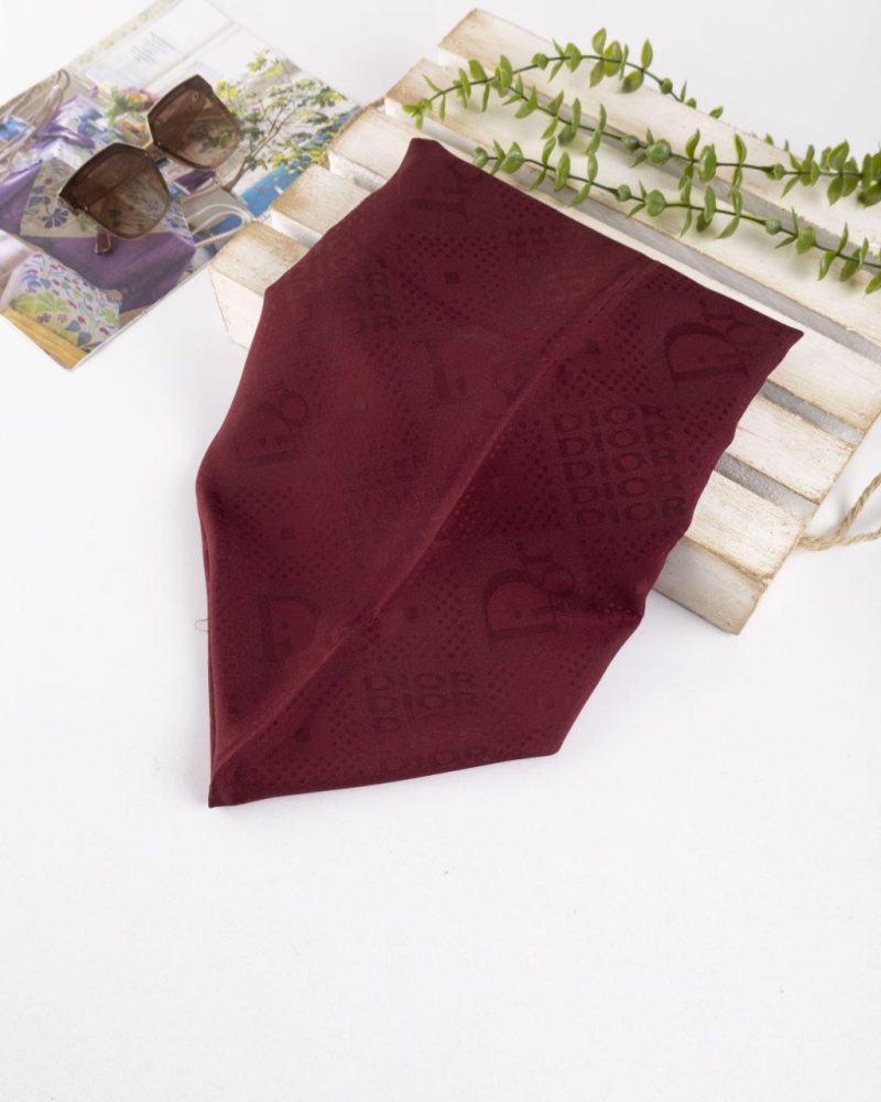 روسری رنگی طرح دار کد 9683 - Image 3