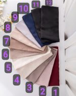 روسری رنگی طرح دار کد 9684