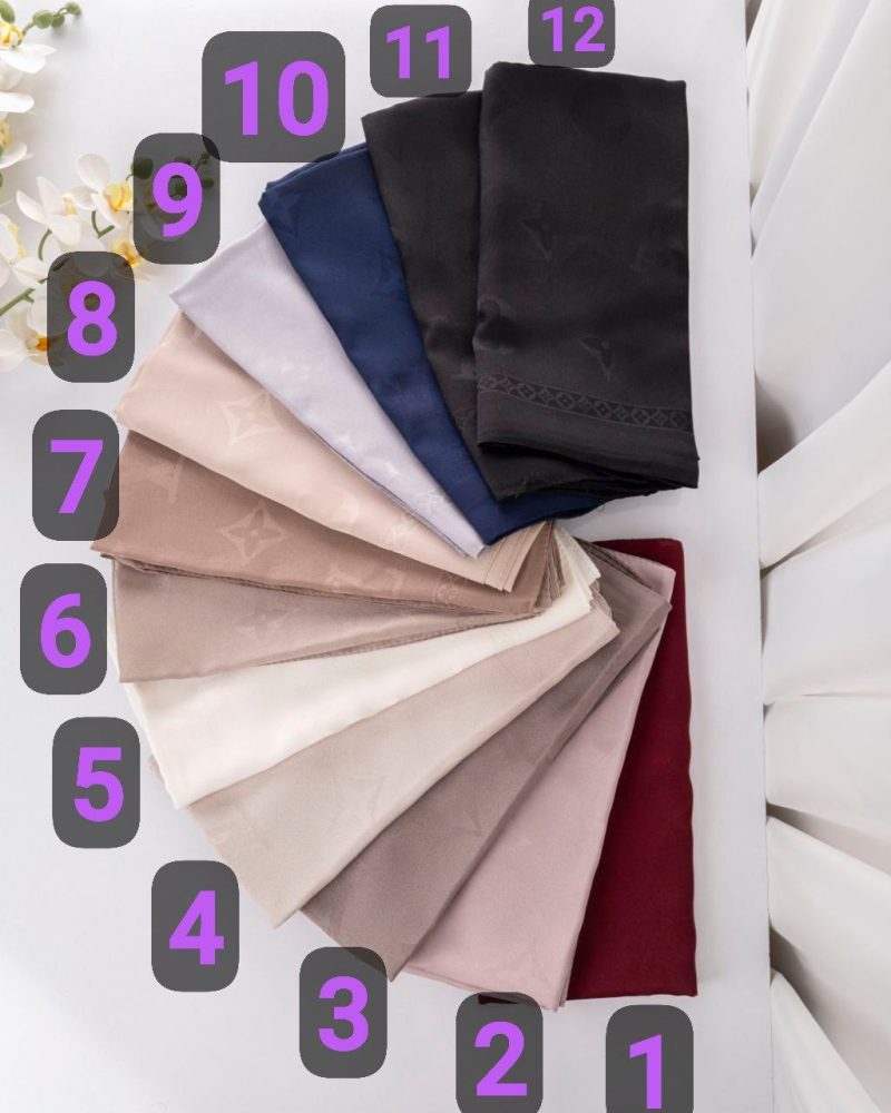 روسری رنگی طرح دار کد 9684 - Image 1