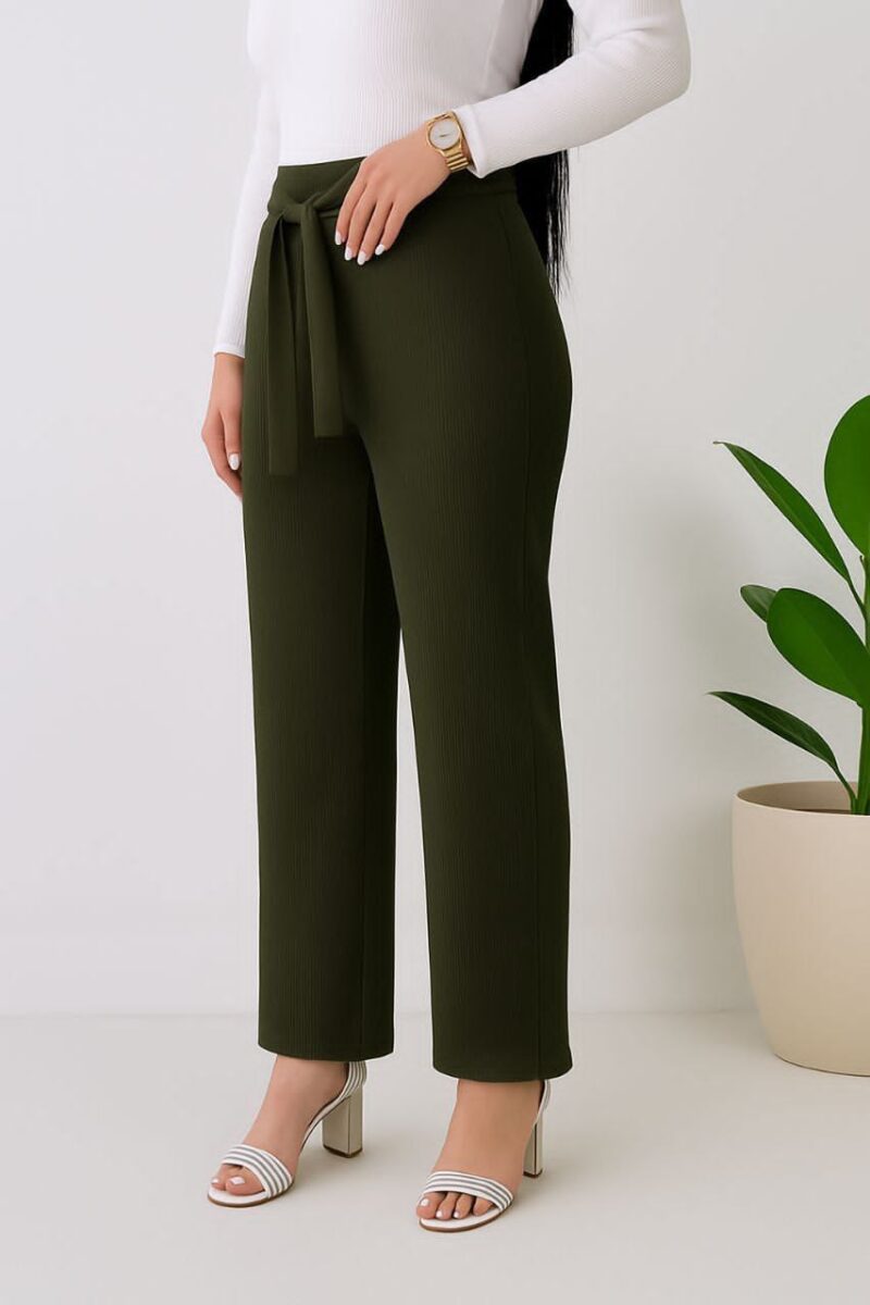 شلوار نخی راسته کرپ نخی کد 9701 - Image 1