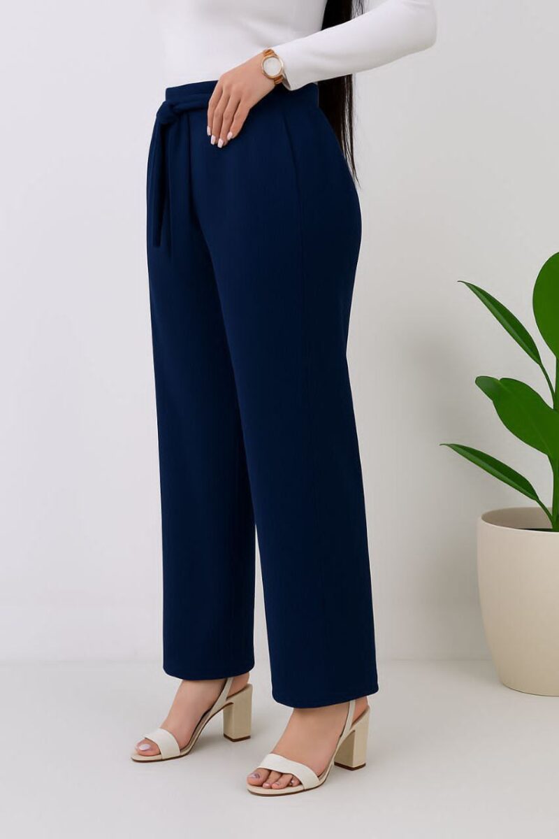 شلوار نخی راسته کرپ نخی کد 9702 - Image 1