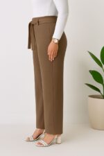 شلوار راسته نخی کد 9703