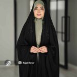 چادر مشکی عربی گلدوزی شده کد 9774