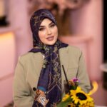 روسری رنگی طرح دار کد 9778