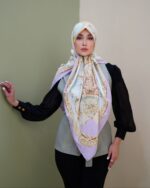 روسری رنگی طرح دار کد 9784