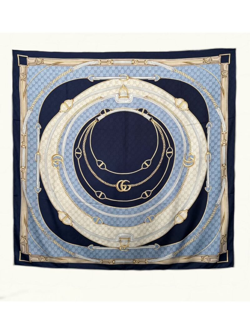 روسری رنگی طرح دار کد 9833 - Image 1