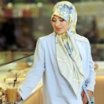 روسری رنگی طرح دار کد 9837
