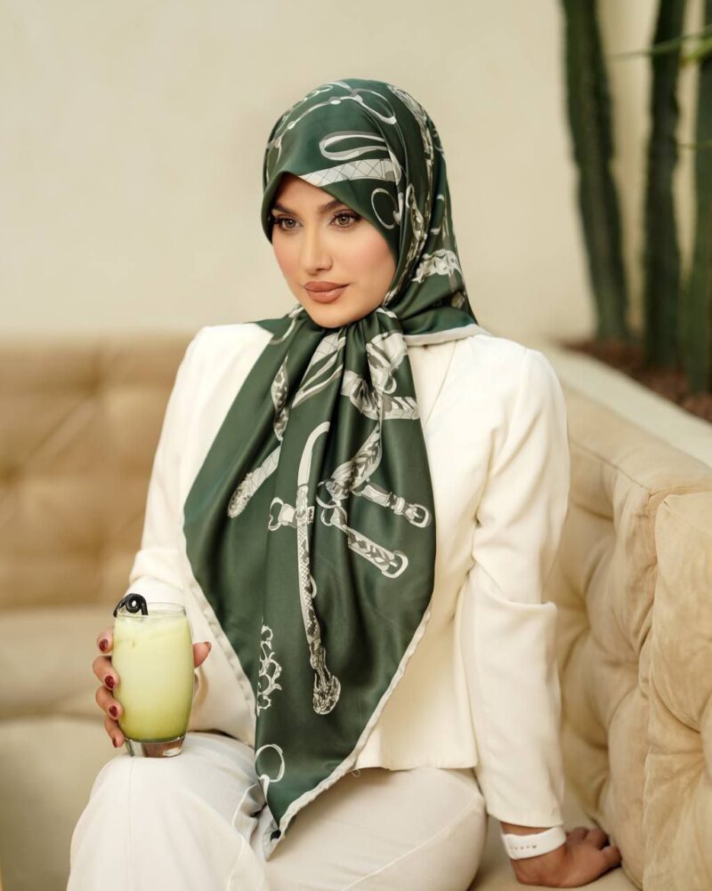 روسری رنگی طرح دار کد 9931 - Image 1