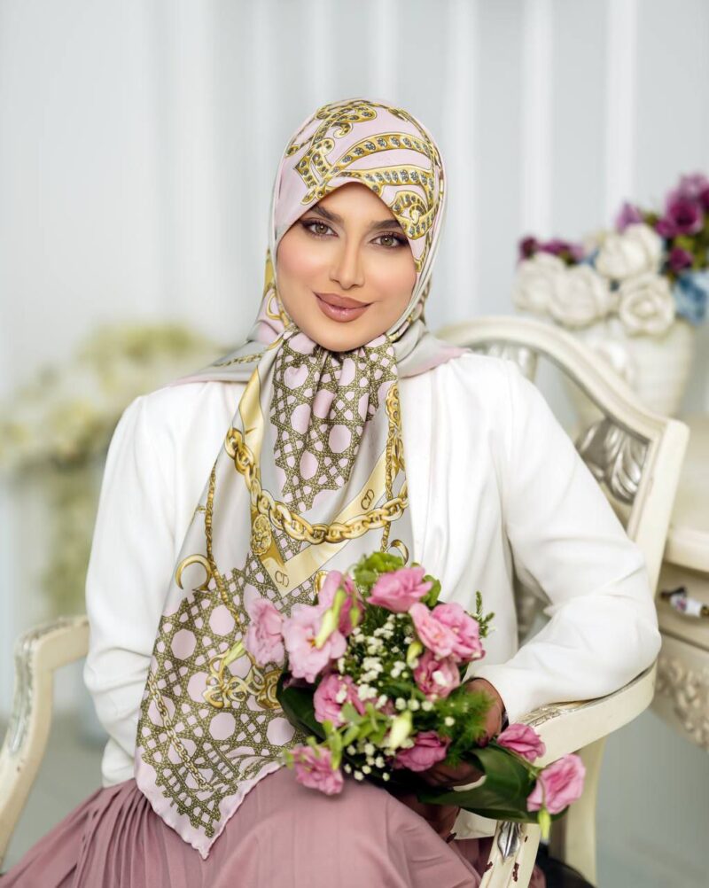 روسری رنگی طرح دار کد 9944 - Image 1