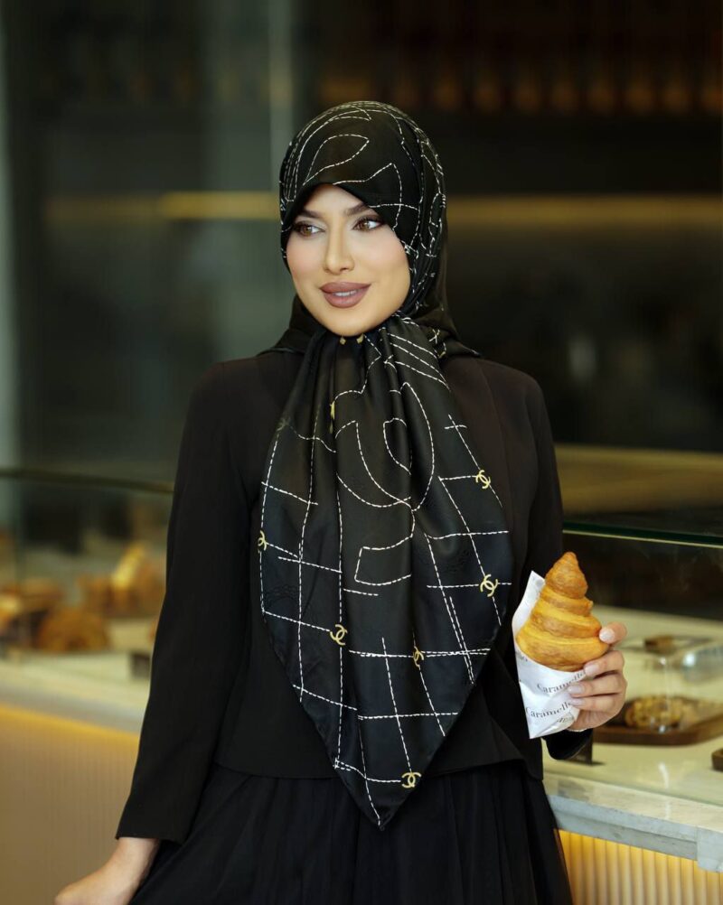 روسری رنگی طرح دار کد 9947 - Image 1