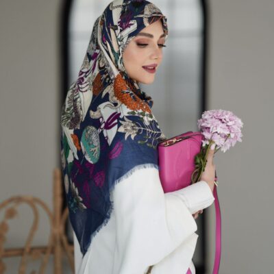 روسری رنگی طرح دار کد 9952