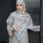 روسری رنگی طرح دار کد 9953