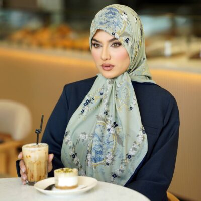 روسری رنگی طرح دار کد 9956