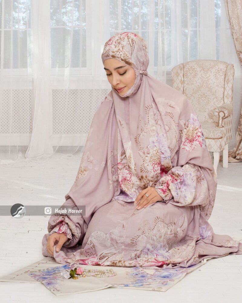 10119 چادر نماز آستین دار نوجوان کد 10119 - Image 1