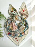 روسری رنگی طرح دار کد 10130 - Image 2