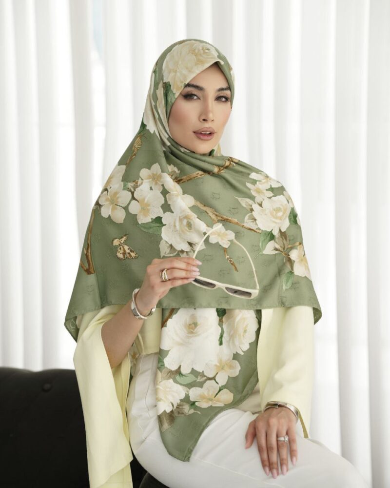 روسری رنگی طرح دار کد 10135 - Image 1