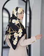 روسری رنگی طرح دار کد 10138 - Image 2