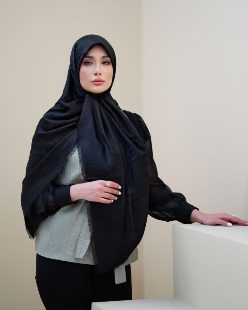 روسری کشمیر‌نخی ژاکارد کد 10144 - Image 1