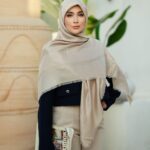 روسری نخی ژاکارد کد 10145