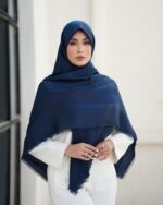 روسری نخی ژاکارد کد 10150