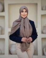 روسری نخی ژاکارد کد 10151