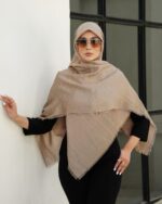 روسری نخی ژاکارد کد 10153