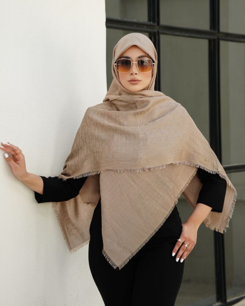 10153 روسری نخی ژاکارد کد 10153 - Image 1