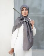 روسری نخی ژاکارد کد 10158