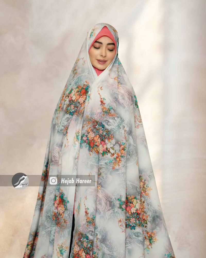 10244-1 چادر کرپ اندونزی کد 10244 - Image 1