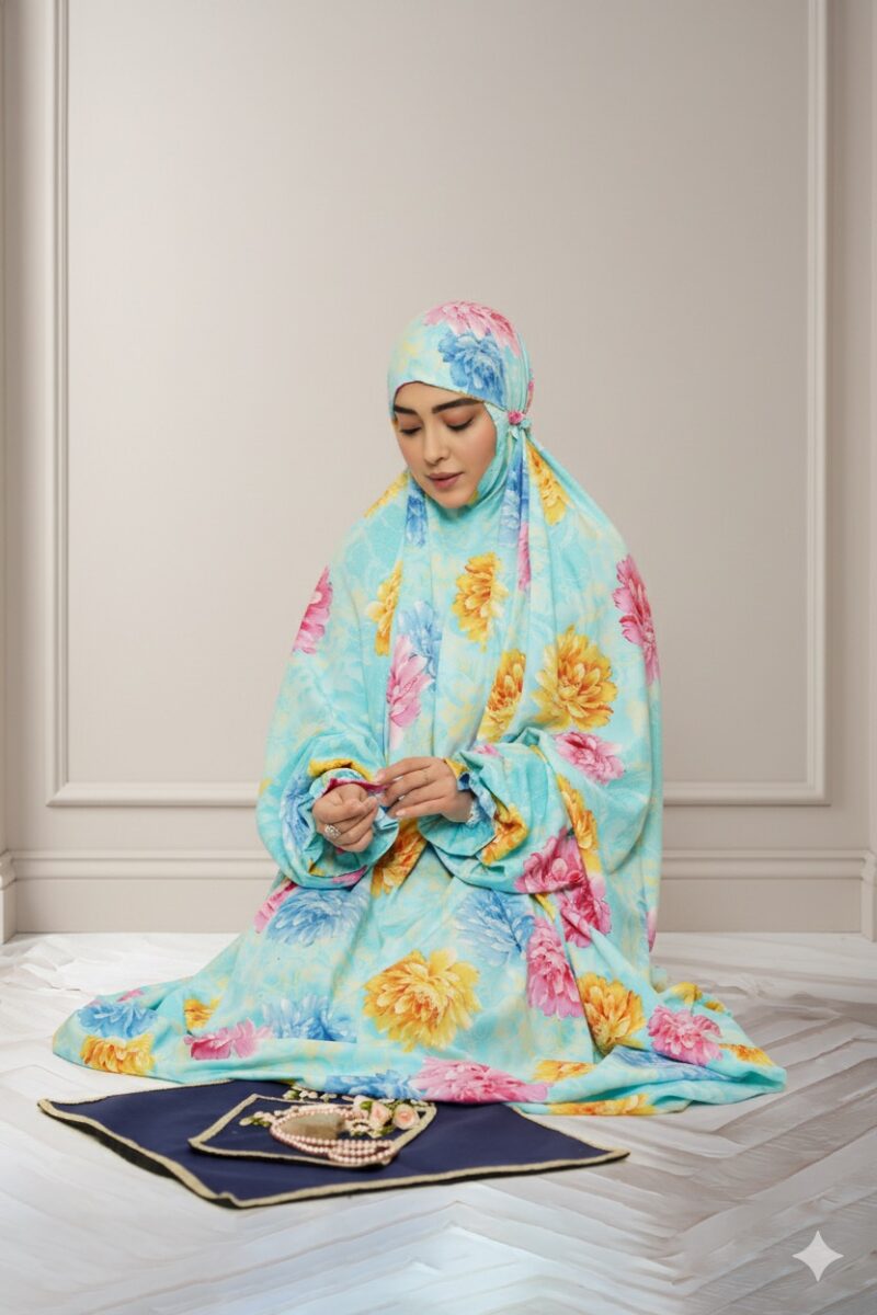 10324-2 چادر نماز آستین دار کد 10324 - Image 1