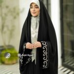 چادر مشکی عربی جواهردوزی کد 10333