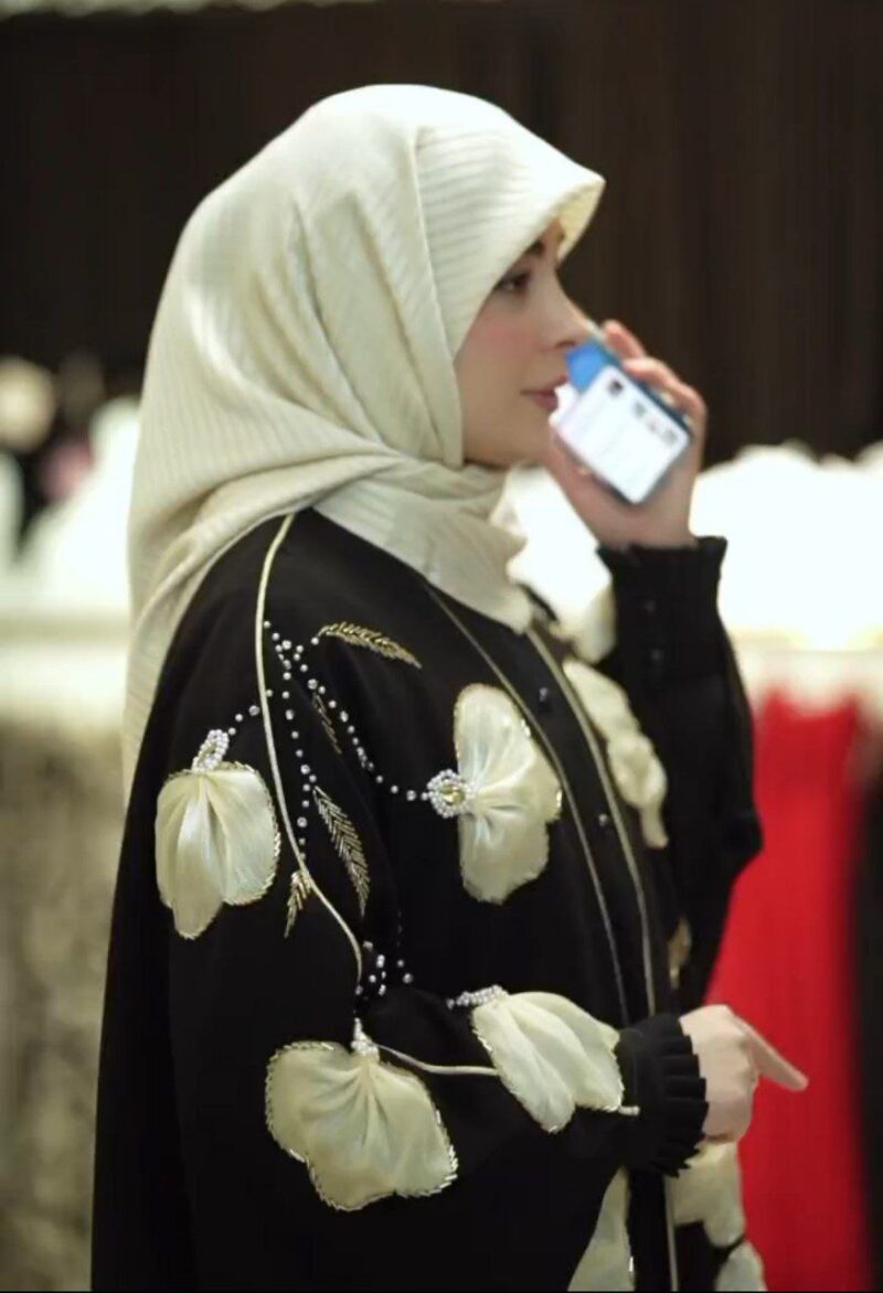 عبا کرپ کار شده کد 10339 - Image 2