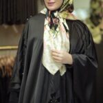 عبا کرپ کار شده کد 10340