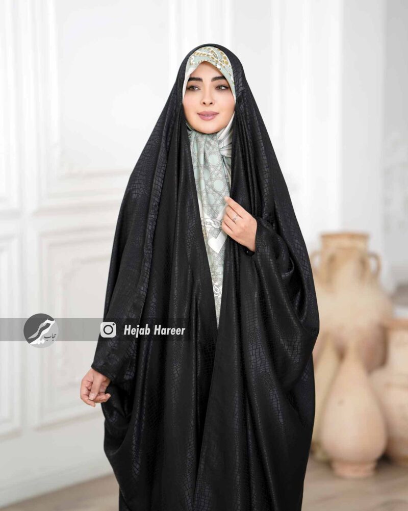 10366-1 قواره چادر ژاکارد مجلسی کد 10366 - Image 1