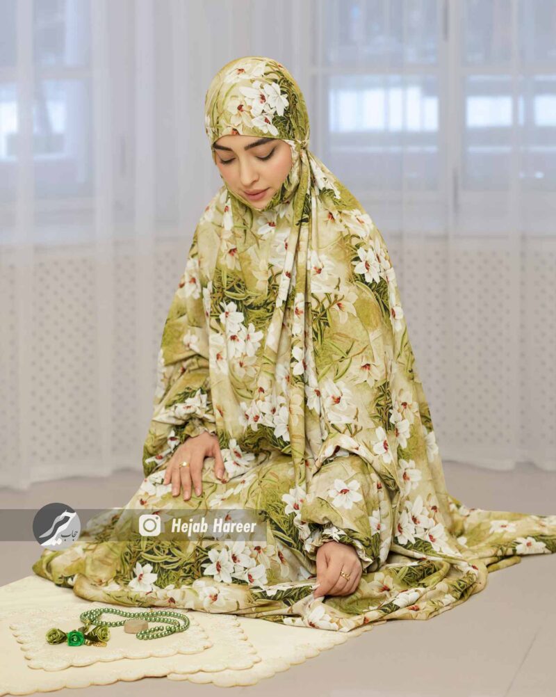 10438-2 چادر نماز آستین دار کد 10438 - Image 1